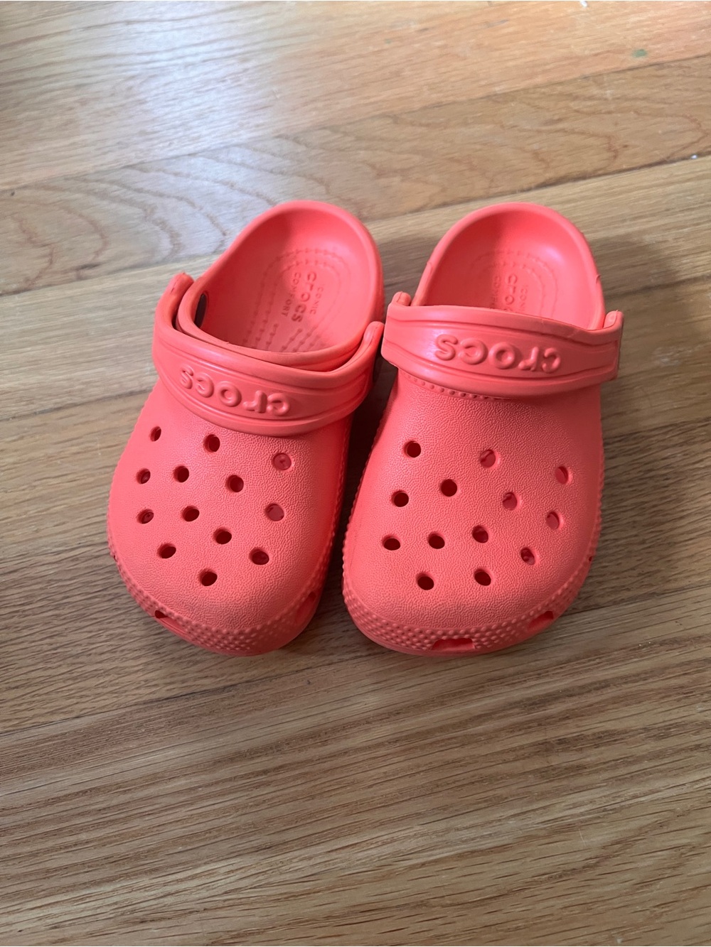 CROCS Kids Slip-On Clog in Bright Coral